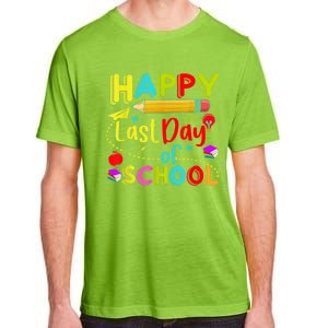 Happy Last Day Of School Hello Summer Teacher Student Adult ChromaSoft Performance T-Shirt