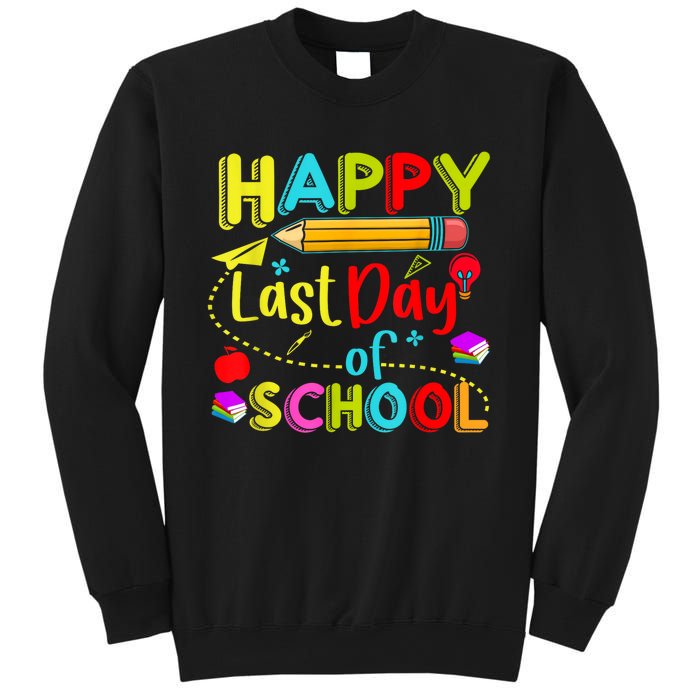 Happy Last Day Of School Hello Summer Teacher Student Sweatshirt