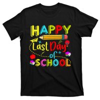 Happy Last Day Of School Hello Summer Teacher Student T-Shirt