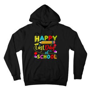 Happy Last Day Of School Hello Summer Teacher Student Tall Hoodie