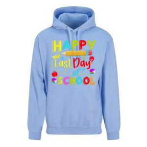 Happy Last Day Of School Hello Summer Teacher Student Unisex Surf Hoodie