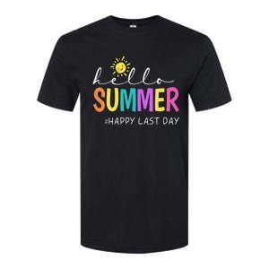 Happy Last Day of School Teacher Student Hello Summer Gifts Softstyle CVC T-Shirt