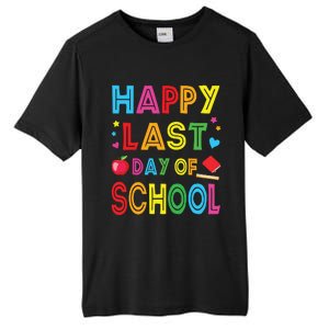 Happy Last Day Of School Teacher Student Graduation Tall Fusion ChromaSoft Performance T-Shirt