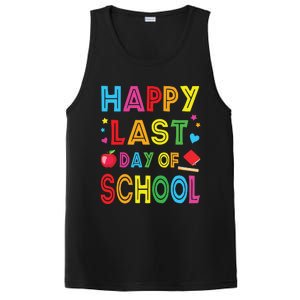 Happy Last Day Of School Teacher Student Graduation PosiCharge Competitor Tank