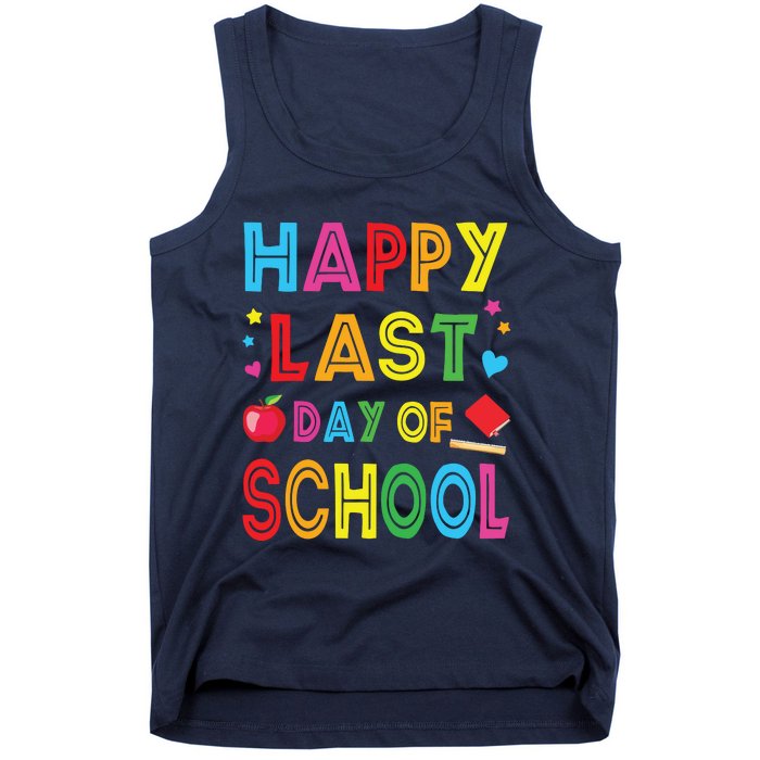 Happy Last Day Of School Teacher Student Graduation Tank Top