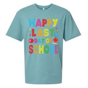 Happy Last Day Of School Teacher Student Graduation Sueded Cloud Jersey T-Shirt