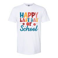 Happy Last Day Of School Hello Summer Teacher Student Softstyle CVC T-Shirt