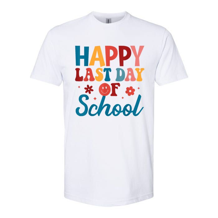 Happy Last Day Of School Hello Summer Teacher Student Softstyle CVC T-Shirt