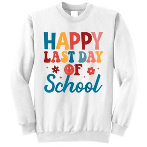 Happy Last Day Of School Hello Summer Teacher Student Sweatshirt