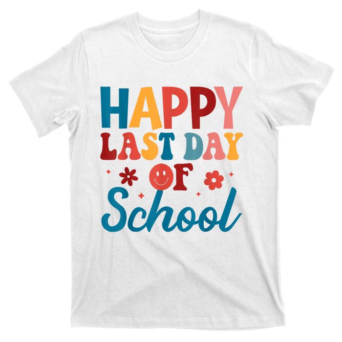 Happy Last Day Of School Hello Summer Teacher Student T-Shirt