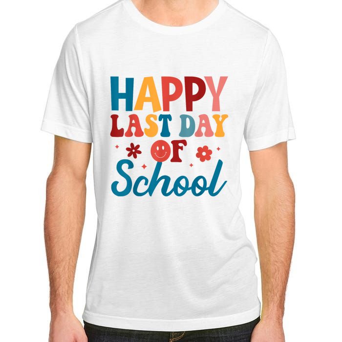 Happy Last Day Of School Hello Summer Teacher Student Adult ChromaSoft Performance T-Shirt