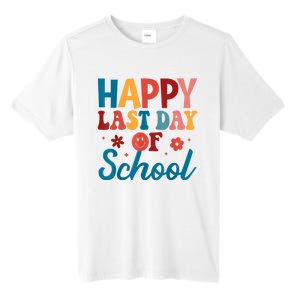 Happy Last Day Of School Hello Summer Teacher Student Tall Fusion ChromaSoft Performance T-Shirt