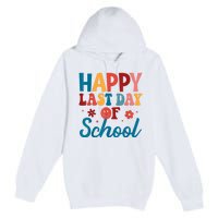 Happy Last Day Of School Hello Summer Teacher Student Premium Pullover Hoodie