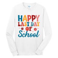 Happy Last Day Of School Hello Summer Teacher Student Tall Long Sleeve T-Shirt