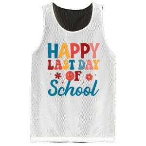 Happy Last Day Of School Hello Summer Teacher Student Mesh Reversible Basketball Jersey Tank