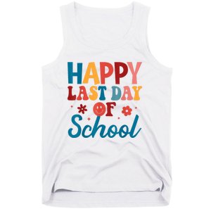 Happy Last Day Of School Hello Summer Teacher Student Tank Top