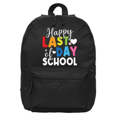Happy Last Day Of School Teacher Student Graduation 16 in Basic Backpack