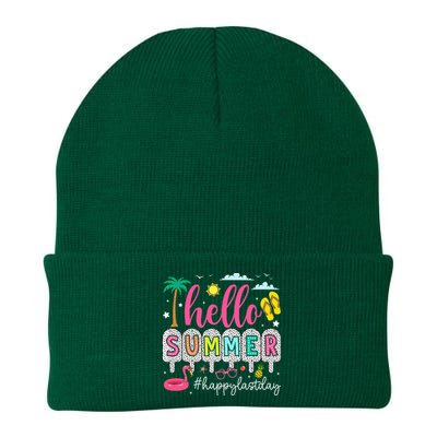 Happy Last Day Of School Teacher Knit Cap Winter Beanie