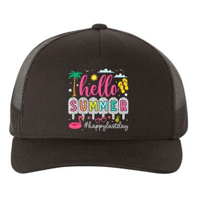 Happy Last Day Of School Teacher Yupoong Adult 5-Panel Trucker Hat