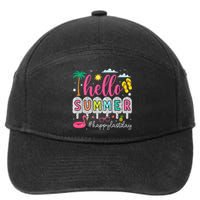 Happy Last Day Of School Teacher 7-Panel Snapback Hat