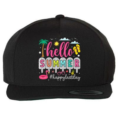 Happy Last Day Of School Teacher Wool Snapback Cap