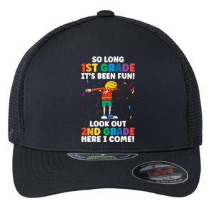 Happy Last Day Of Kindergarten 1St Grade Cute Gift Flexfit Unipanel Trucker Cap