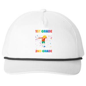 Happy Last Day Of Kindergarten 1St Grade Cute Gift Snapback Five-Panel Rope Hat