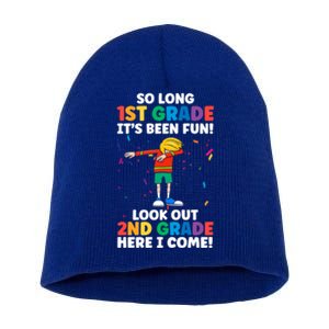 Happy Last Day Of Kindergarten 1St Grade Cute Gift Short Acrylic Beanie