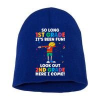 Happy Last Day Of Kindergarten 1St Grade Cute Gift Short Acrylic Beanie