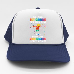 Happy Last Day Of Kindergarten 1St Grade Cute Gift Trucker Hat