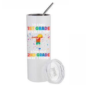 Happy Last Day Of Kindergarten 1St Grade Cute Gift Stainless Steel Tumbler