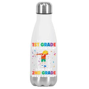 Happy Last Day Of Kindergarten 1St Grade Cute Gift Stainless Steel Insulated Water Bottle