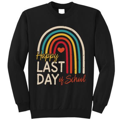 Happy Last Day Of School Teacher Student Graduation Tall Sweatshirt