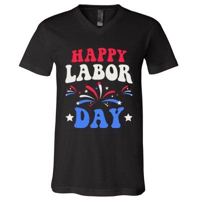 Happy Labor Day Gift V-Neck T-Shirt