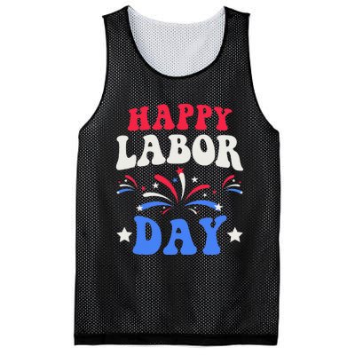 Happy Labor Day Gift Mesh Reversible Basketball Jersey Tank