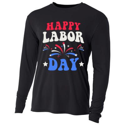 Happy Labor Day Gift Cooling Performance Long Sleeve Crew