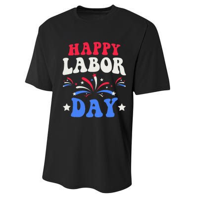 Happy Labor Day Gift Performance Sprint T-Shirt