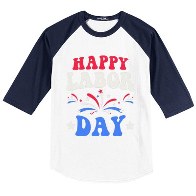 Happy Labor Day Gift Baseball Sleeve Shirt