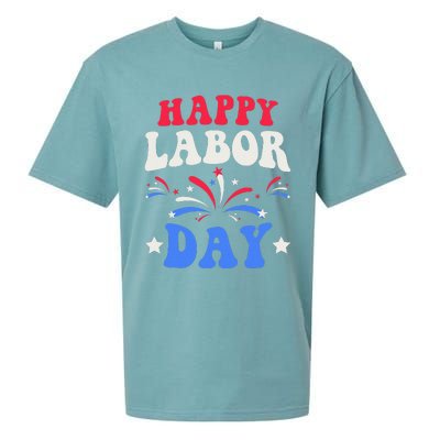 Happy Labor Day Gift Sueded Cloud Jersey T-Shirt