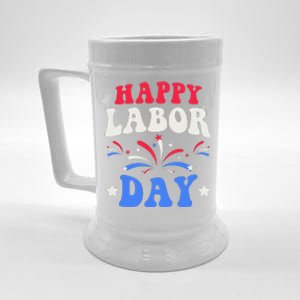 Happy Labor Day Gift Beer Stein