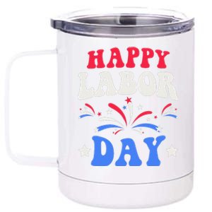 Happy Labor Day Gift 12 oz Stainless Steel Tumbler Cup