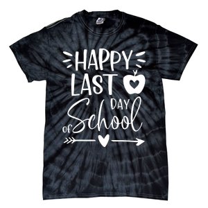 Happy Last Day Of School Teacher Student Graduation Tie-Dye T-Shirt