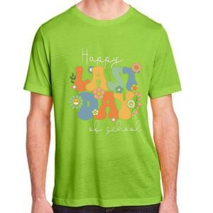 Happy Last Day Of School Graduation Groovy Teacher Student Adult ChromaSoft Performance T-Shirt