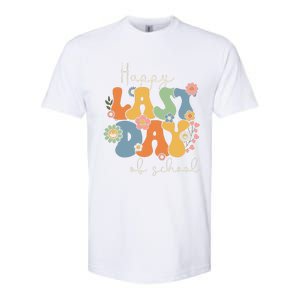 Happy Last Day Of School Graduation Groovy Teacher Student Softstyle CVC T-Shirt