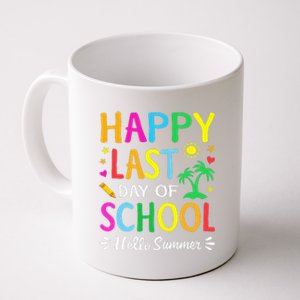 Happy Last Day Of School Hello Summer Teacher Student Coffee Mug