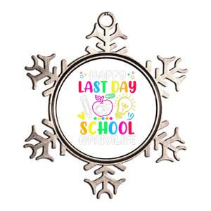 Happy Last Day Of School Para Life Teacher Lover Summer Metallic Star Ornament