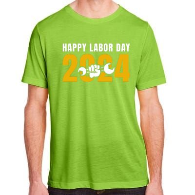 Happy Labor Day 2024 Celebration Graphic Adult ChromaSoft Performance T-Shirt