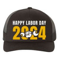 Happy Labor Day 2024 Celebration Graphic Yupoong Adult 5-Panel Trucker Hat