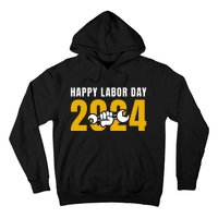 Happy Labor Day 2024 Celebration Graphic Hoodie