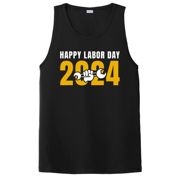 Happy Labor Day 2024 Celebration Graphic PosiCharge Competitor Tank